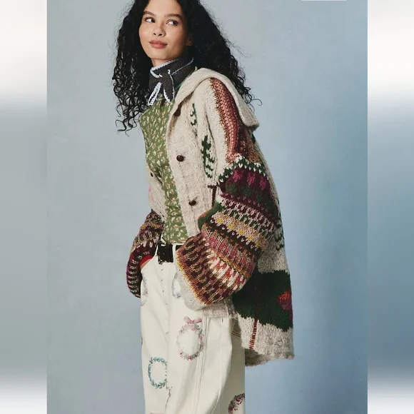 NWT Free People Wonderland SoftSpun Cardi - Picture 5 of 12